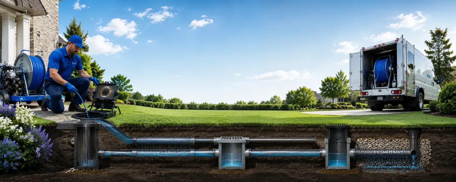 Outdoor drain cleaning information for Otho, IA